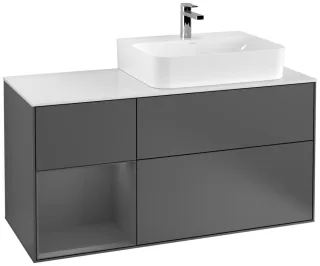 Villeroy & Boch Waschtischunterschrank Finion G14 1200x603x501mm Wandbel. WT re , G141GKGK G141GKGK