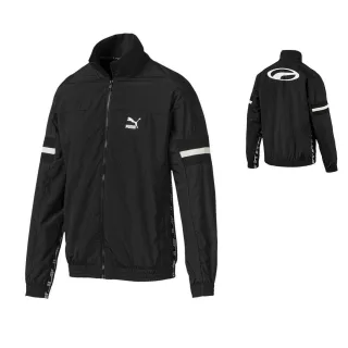 Puma XTG gewebt Long Sleeve Reißverschluss UP Black Herren Track Jacket 595310 01