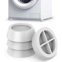 ECENCE Vibrationsdämpfer Vibrationsdämpfer Gummi-Füße Waschmaschine