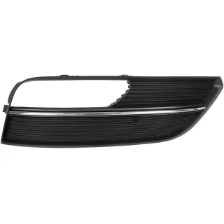 Stoßstangen Gitter Abdeckung mit Chrom Streifen RECHTS 8V3807682A 9B9 für Audi A3 8V ab 2012-2016