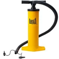 BasicNature Luftpumpe BasicNature Doppelhub Luftpumpe – Camping Handpumpe