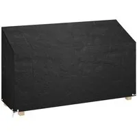 vidaXL Gartenmöbel-Schutzhülle Abdeckung für Gartenbank 12 Ösen 210x70x70/88 cm Polyethylen (1-St)