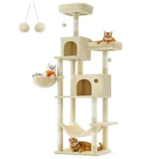 FEANDREA Katzenbaum XXL 199cm beige beige