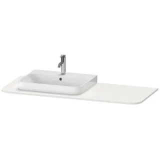 Duravit Happy D.2 Plus Konsole Nordic Weiß Seidenmatt 1300x550x16 mm - HP031KL3939 HP031KL3939