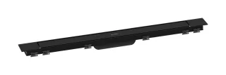 Hansgrohe Fertigset Duschr.RainDrain Match Plus 800mm m.höhenverstellb.Rah.Mattschwarz, 56215670 56215670