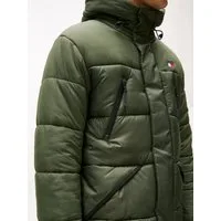 Tommy Jeans Steppmantel FABRIC MIXED PARKA Regular fit mit Kapuze