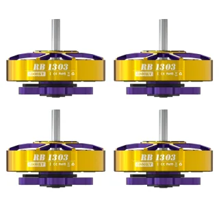 1PC / 4PCS FLYWOO ROBO 1303 6000KV 2-4S Brushless Motor 1.5mm Shaft for RC FPV Racing Drone