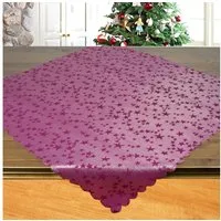 Delindo Lifestyle Mitteldecke Sternchen allover (1-tlg), mit Lurex-Sternchen