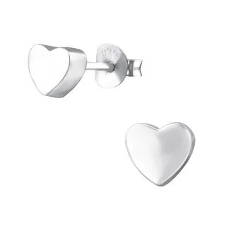 Herz Ohrringe aus 925 Silber