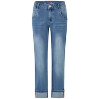 Buena Vista Stretch-Jeans BUENA VISTA ANNA C STRAIGHT 7/8 ocean blue BV B5859 355 T.4503 - Stret