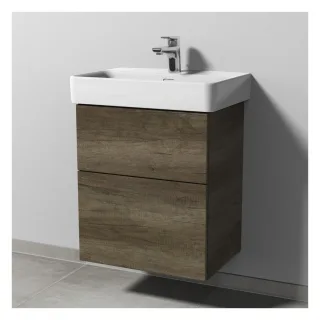Sanipa 3way Waschtischunterbau zu Laufen Pro S Waschtisch mit 2 Auszügen, Eiche-Nebraska SM78537