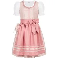 Nübler Dirndl Kinderdirndl Lisa in Peach von Nübler - Rocklänge knielang