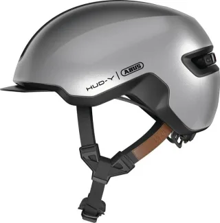 Abus Hud-Y Helm gleam silver M (54-58 cm)
