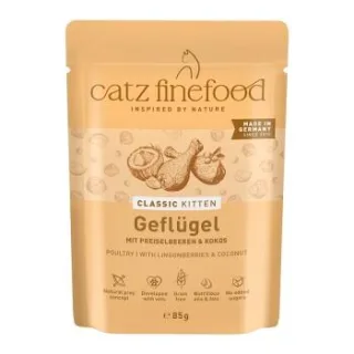 Catz finefood Nassfutter Katze Classic Kitten Geflügel 32x85 g