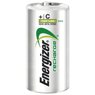 Energizer NiMH Akku Power Plus, C/Baby, 1,2 V , Baugröße:C/Baby, Spannung:1,2V, Kapazität:2.500mAh