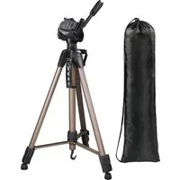 Hama Stativ Dreibeinstativ Reisestativ m. 3-Wege-Kopf Star 62 Dreibeinstativ (Fotostativ Aufbauhöhe 64-160cm)