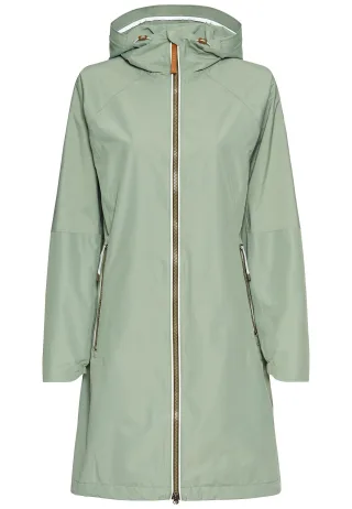 camel active - teXXXactive® Funktionsmantel mit Kapuze dusty mint - Gr. - 40