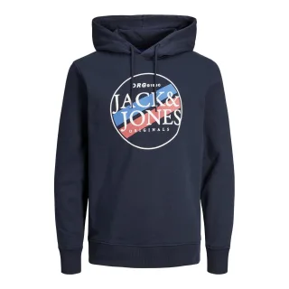 Jorcody Sweat Hood von Jack & Jones in der farbe Blau und in größe M.