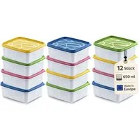 Annastore Vorratsdose Hochwertige Tiefkühldosen - Gefrierdosen - Tiefkühlboxen, von -20°C bis + 100°C - Gefrierboxen Luftdicht