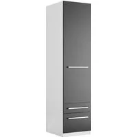 priess Kleiderschrank Schrank Garderobe Wäscheschrank Barcelona in 5 Breiten viel Stauraum, geräumige Schubkästen, mit Spiegel, MADE IN GERMANY