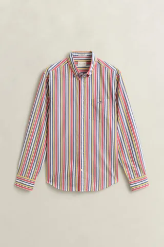 GANT - Bunt gestreiftes Popeline-Hemd multicolor - Gr. - XXL