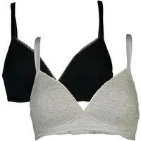My Basic Soft-BH padded cotton bra flache Verarbeitung, wattiert, ohne Bügel, basic, Baumwollmix