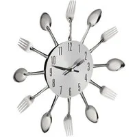 relaxdays Wanduhr Besteck