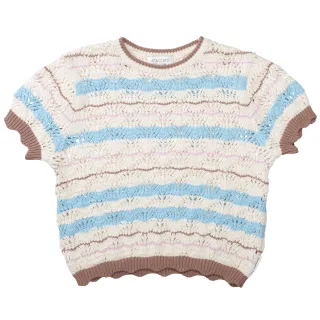 STACCATO - Md.-Strick-Shirt cinnamon str - Gr. - 164