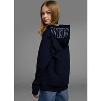 KIDSWORLD Kapuzensweatshirt, Hoodie mit Print auf der Kapuze Langarm, weite Passform, stylischer Druck, Basic-Stil