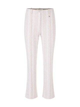 Marc Cain Collections - Ajour-Hose Modell FORLI white - Gr. - 42