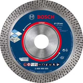 Bosch EXPERT HardCeramic Diamanttrennscheiben für kleine Winkelschleifer, Bohrungsdurchmesser (mm):2 - 2608900655