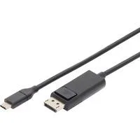 USB Gen 2 Adapterkabel USB-C > DisplayPort 4K schwarz, 2 Meter