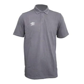 Umbro - "Essential" Poloshirt für Herren (Kohlen-Schwarz/Weiß)