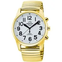 MASTER TIME Quarzuhr Master Time MTGA-10941-12Z Herrenuhr Sprechende Funkuhr 43mm Master Time MTGA-10941-12Z Herrenuhr Sprechende Funkuhr 43mm