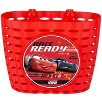 Seven Polska Fahrradkorb Kinder Lenkerkorb "Cars 3", rot, für Dinos, Superhelden & Co