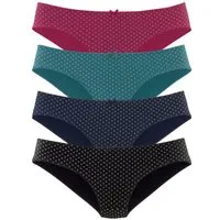 s.Oliver Bikinislip (4er-Pack) aus elastischer Baumwolle