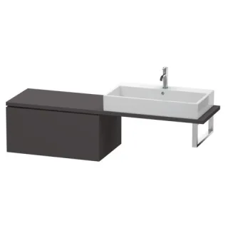 Duravit L-Cube Unterschrank für Konsole Graphit Supermatt 820x547x400 mm - LC583408080 LC583408080