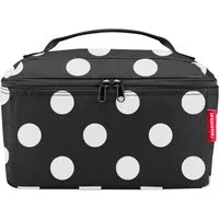 REISENTHEL® Kulturbeutel BEAUTYCASE, 4 Liter, Schwarz, Weiß, Polyester, Wasserabweisend, mit Reißverschluss