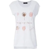 Aniston CASUAL T-Shirt mit Frontdruck, teilweise glitzernder Folienprint