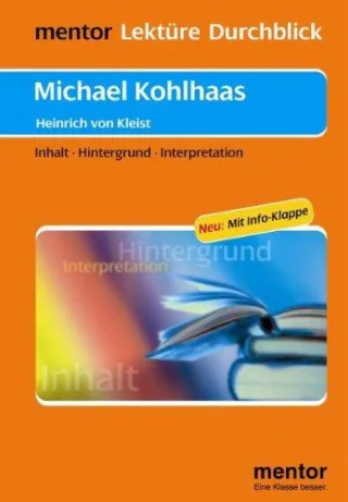 Heinrich von Kleist: Michael Kohlhaas - Buch mit Info-Klappe