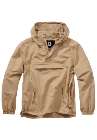Brandit Allwetterjacke "Brandit Herren Summer Pull Over Jacket" 1 Stk. tlg. mit Kapuze
