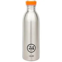 24 Bottles Trinkflasche Trinkflasche 0,5l Urban Bottle Edelstahl, Trinkflasche, Ø6,5cm, Edelstahl 18-8, silber