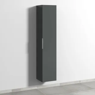 Sanipa 3way Hochschrank mit 1 Tür, Anthrazit-Matt UM10922