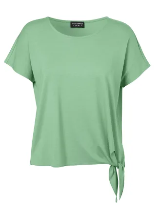 VIA APPIA DUE - T-Shirt Rundhals 1/2 Arm Knoten grün - Gr. - 44