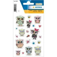HERMA Sticker Herma Sticker MAGIC Tiere Euli & Friends beglimmert 1 Bl