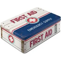 Nostalgic-Art Keksdose Vorratsdose Kaffeedose Frischhaltedose - First Aid Blue