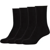 s.Oliver Socken silky touch (4-Paar) mit elastischem Bund