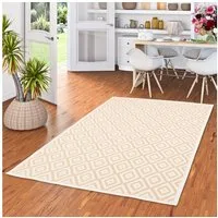 Pergamon Outdoorteppich In & Outdoor Teppich Valencia Fliesenoptik, Rechteckig, Höhe: 4 mm