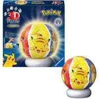 Ravensburger Puzzleball Nachtlicht Pokémon, 72 Puzzleteile, beleuchtet