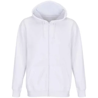 SOLS - "Carter" Hoodie mit durchgehendem Reißverschluss für Herren/Damen Unisex (Weiß)